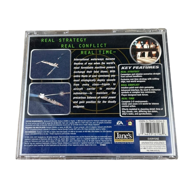 Jane’s Combat Simulations Fleet Command Real Time Naval Strategy Computer Game E - Picture 9 of 16